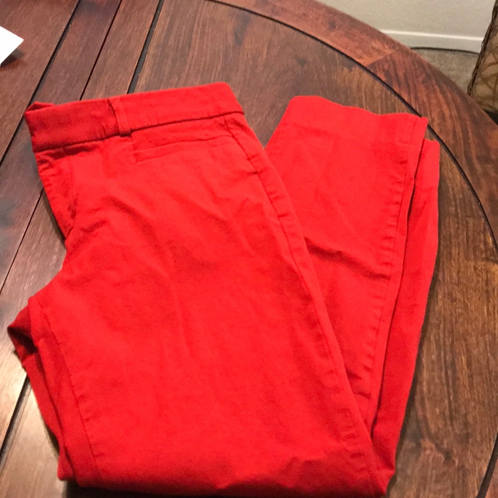 Red pants